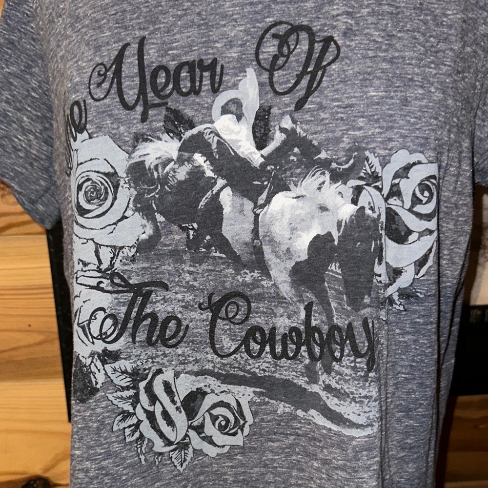 Women's Blue Graphic Tee